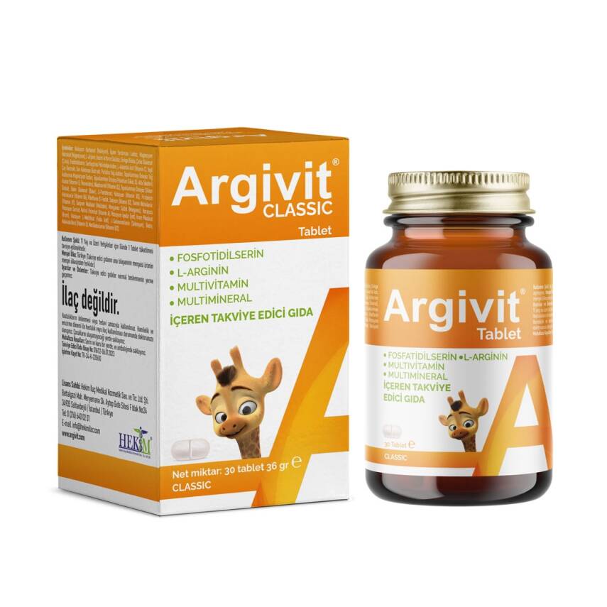 Argivit Classic Takviye Edici Gıda 30 Tablet - 1