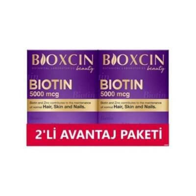 Bioxcin Biotin 5000 mcg 30 Tablet - 1 Alana 1 Bedava - BİOXCİN