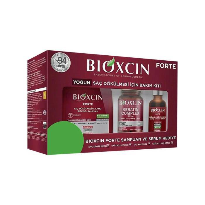 Bioxcin Forte Yoğun Saç Dökülmesi İçin Bakım Kiti - 1