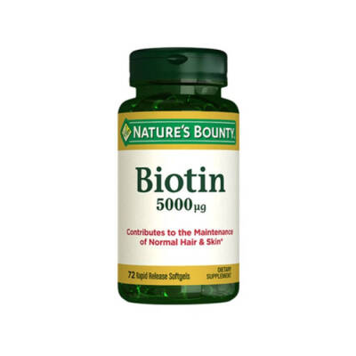 Nature's Bounty Biotin 5000 mcg 72 Yumuşak Jelatin Kapsül - NATURE'S BOUNTY