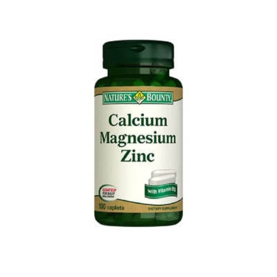 Nature's Bounty Calcium Magnesium Zinc with Vitamin D3 100 Kaplet - NATURE'S BOUNTY