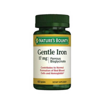 Nature's Bounty Gentle Iron 17 mg 60 Kapsül - NATURE'S BOUNTY