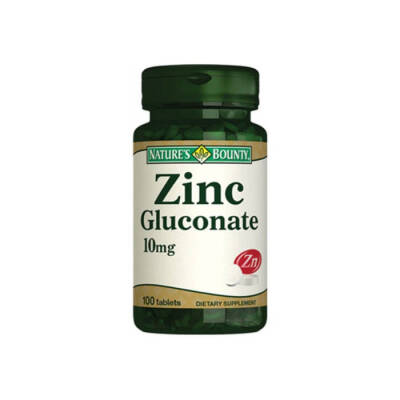 Nature's Bounty Zinc Gluconate 10 mg 100 Tablet - NATURE'S BOUNTY