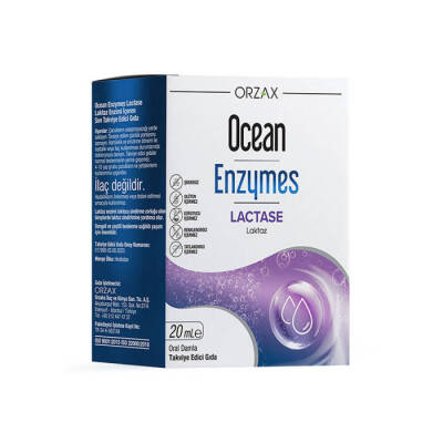 Orzax Ocean Enzymes Lactase Damla 20 ml - ORZAX-OCEAN