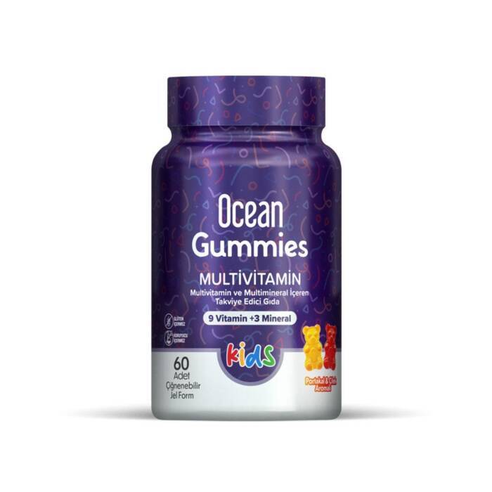 Orzax Ocean Gummies Multivitamin 60 Adet Çiğnenebilir Jel Form - 1